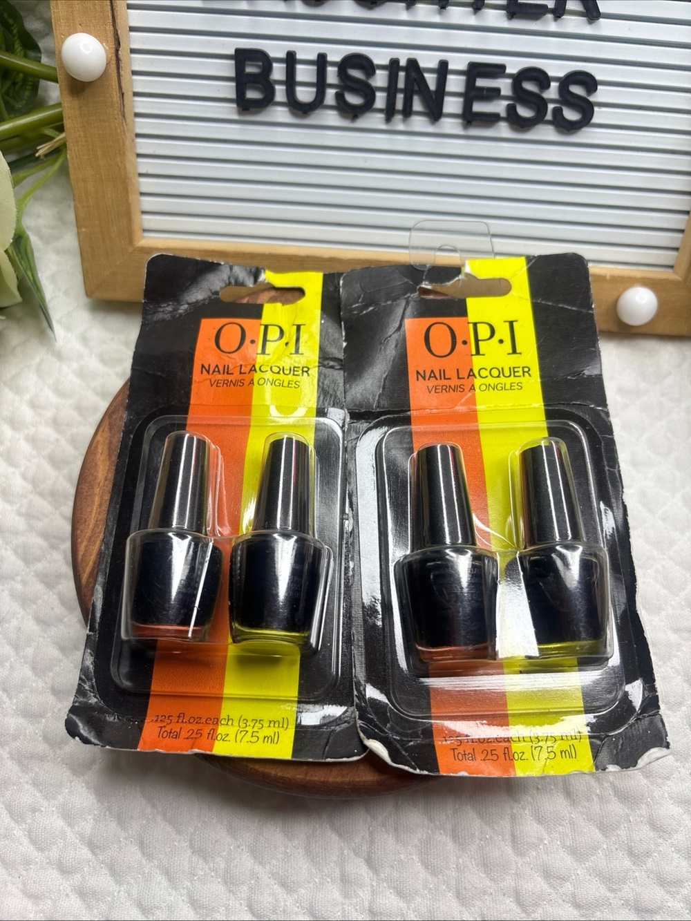 4pc Set 0.125oz Each OPI Mini Nail Polish/Lacquer Infinite